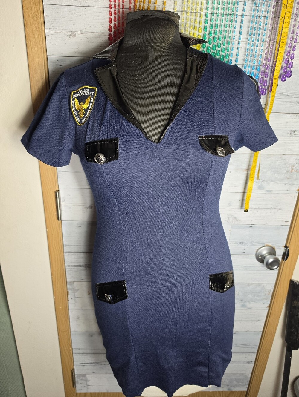 Police Sexy Mini Dress Costume Fetishcore Soft Dom Uniform Chic Cosplay